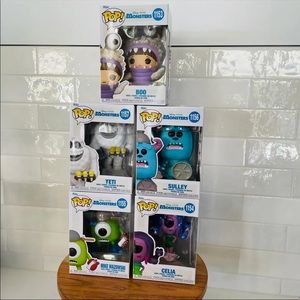 Funko pop 20th Anniversary Monsters Inc Disney Pixar Set